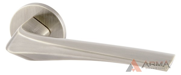 Ручка раздельная Armadillo (Армадилло) FLAME URS SN-3 Матовый никель